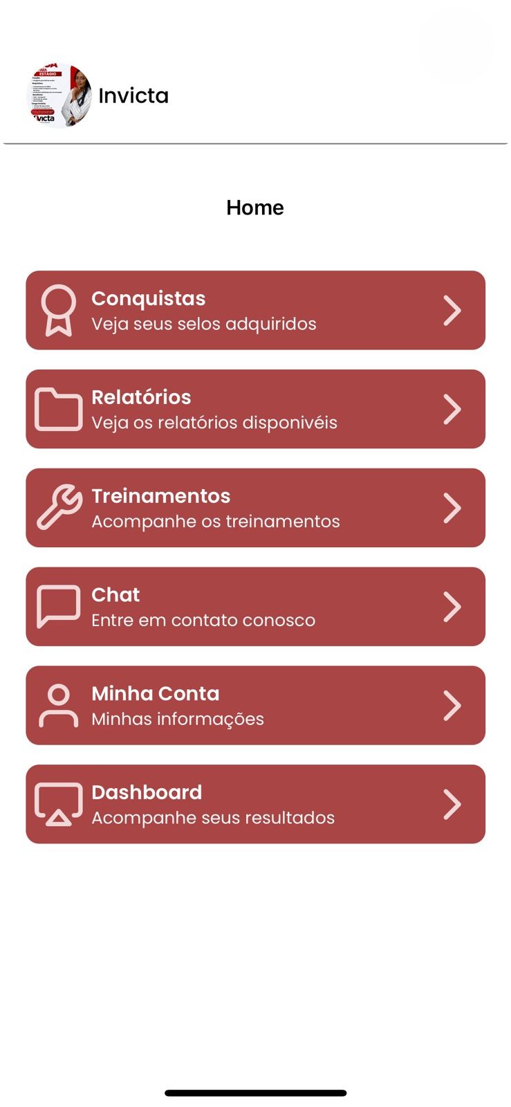 Aplicativo Invicta Connect